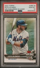 Pete Alonso - 2021 Topps Home Run Challenge S1 Code  PSA 10
