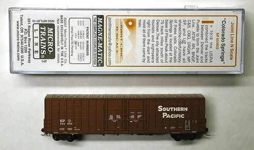 MTL S Micro-Trains 7.13 Spec Run Southern Pacific SP 654803 60' ex altura vagón de carga | Zustand: New