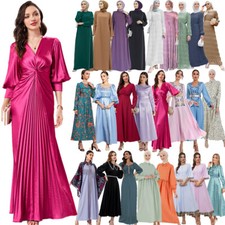 Dubai Abaya Turkey Robe Women Evening Long Dress Muslim Kaftan Moroccan Maxi