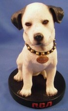 RCA NIPPER DOG RESIN BOBBLEHEAD DOLL VICTOR HIS MASTER'S VOICE RECORD COMPANY