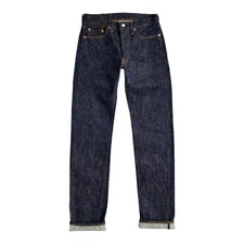 Samurai Jeans Selvedge S710XX 19oz One Wash Men's Slim Straight Tapered Indigo