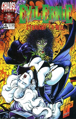 EVIL ERNIE #4 STRAIGHT TO HELL LADY DEATH SIGNED CREATOR & WRITER