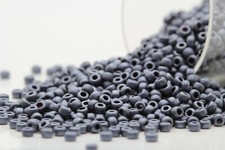 Miyuki Round Rocailles 15/0 Metallic Fancy DK.Grey Seed Beads RR-2001