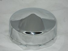 Dome Bullet 8 Lug Chrome Wheel Rim Center Cap Snap In 5.125 Dia Bore 2.25 Tall Dome Bullet 8 Lug Chrome Wheel Rim Center Cap Snap In 5.125 Dia Bore 2.25 Tall