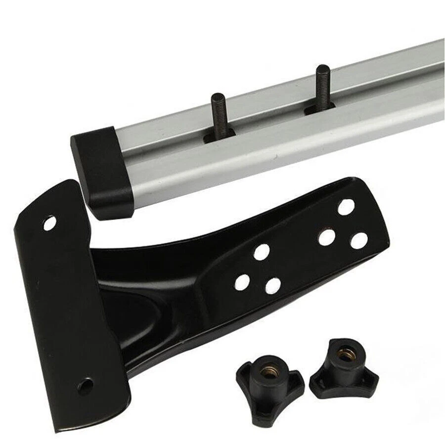 120CM 48" Car Top Roof Cross Bar Luggage Cargo Carrier Rack w/ 3 Kinds Clamps US - Image 4 of 4