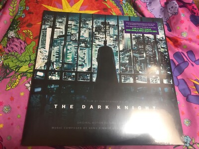 Batman   The Dark Knight   Gatefold 2 Vinyl Neon Green & Violet Joker Inspired