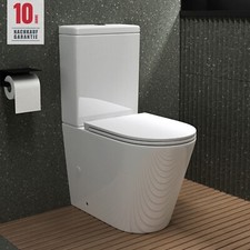Spülrandlos Stand WC mit Spülkasten und Soft-Close WC-Sitz  S108T NEU!!!