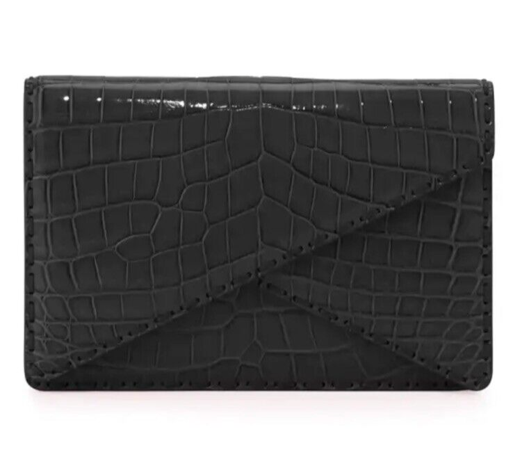 MY　BOTTEGA VENETA ブラックレザーケース MY BOTTEGA VENETA ブラックレザーケース Men's Intrecciato Document