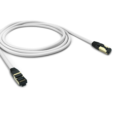 1m Patchkabel Cat8 8.1 Netzwerkkabel vergoldet Internet LAN Netzwerk Kabel 1 m