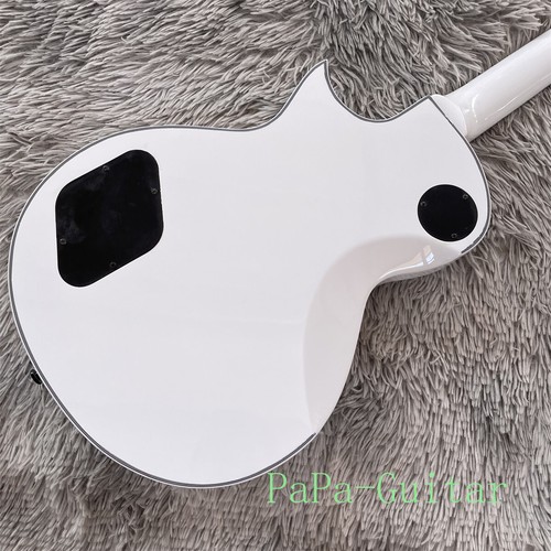 Guitarra Eléctrica James Hetfield Iron Cross Blanco Caoba Cuerpo y Cuello Piezas Negras - Imagen 6 de 6