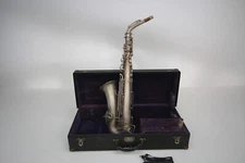 Elkhart 20A stencil Silver Sax Conn neck sn# 6234 4 restoration 1932