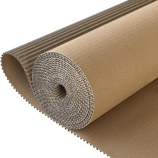 Corrugated Cardboard Roll, 17 x 197 Inches Thicker Wider Corrugated Paper,