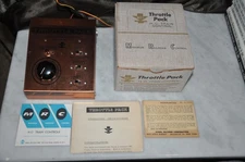 Vintage MRC Model 500 Throttle Pack Train Transformer w Box UNTESTED BUT HUMMS