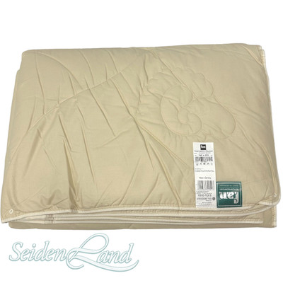 Schafwolle 4-Jahreszeiten Bettdecke Wolle 140x200 f.a.n. Frankenstolz