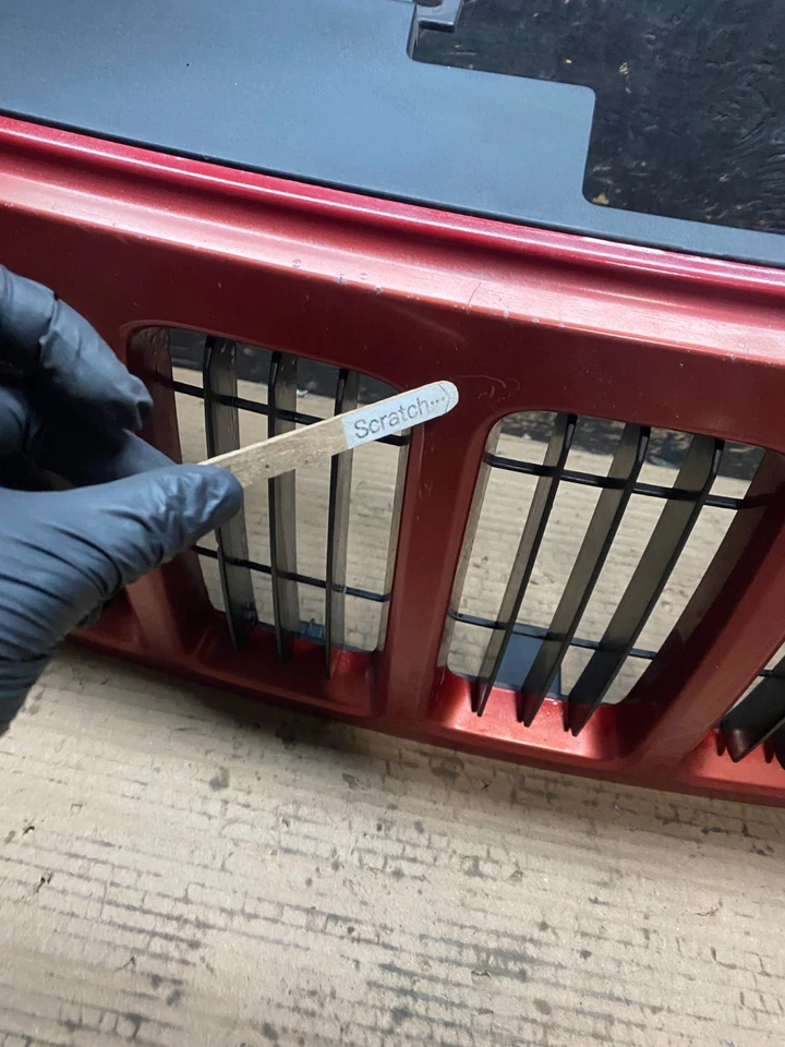 2008 2009 2010 Jeep Grand Cherokee Front Upper Grill Grille OEM u8102 DG - Image 4 of 4