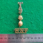 WW1 9th Territorial Battalion Royal Scots Fusiliers Shoulder Title Badge