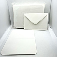 50 PK Textured Card Stock Greeting Cards  Envelopes   Blank DIY All-Occasion