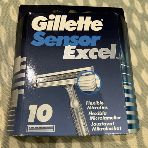 Gillette Sensor Excel Razor Blades Pack of 10 cartridges | eBay UK