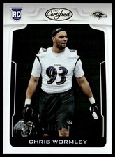 2017 Panini Certified Chris Wormley Rookie /999 Baltimore Ravens #193
