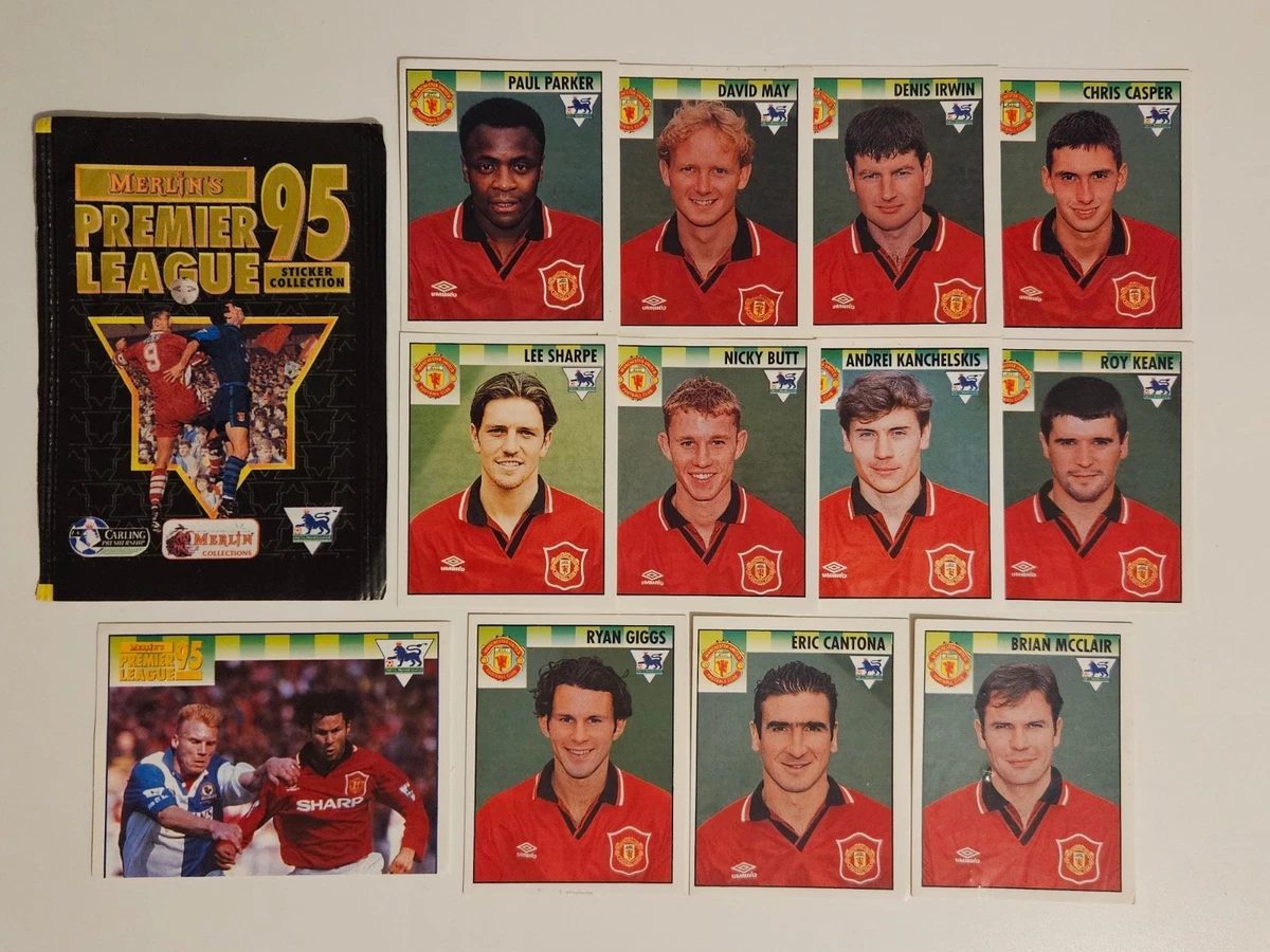 LOT DE 10 STICKERS DIVERS PANINI FOOT 95 1995 FRANCE FOOTBALL