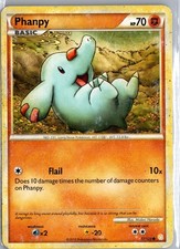 Phanpy 77/123 Common HeartGold & SoulSilver Pokemon Heavily Played on eBay