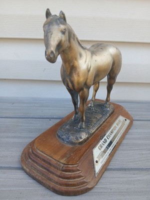 1978 American Quarter Horse Assn Grand Champion Mare Trophy Statue