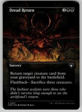 Dread Return (Borderless) 637 CMM C Commander Masters MTG