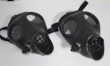 Israeli Black Diamond Simplex Gas Masks – Lot of 2, Used, 40mm NATO, Drink Tube