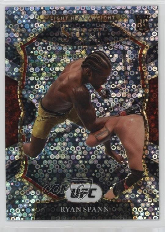 2021 Panini Select UFC Concourse Disco Prizm Ryan Spann #31 2q0