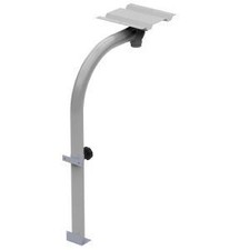 Corner 1 Table Leg Curved Steel With Rail Supports 2021104541