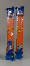 Hot Wheels Track Builder System 3' Track Pack w Connectors Lot of 2 New & Sealed