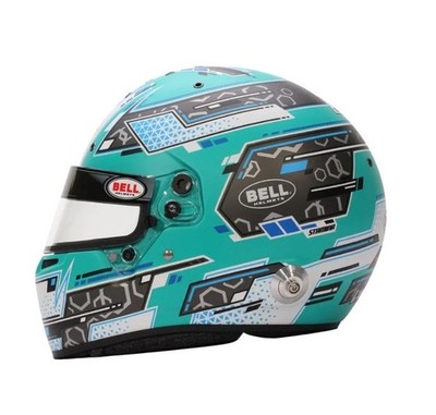 BELL HELM RS 7 PRO FIA 8859-2024 Anthracite Aquamarine Lieferzeit ca. 4 Wochen