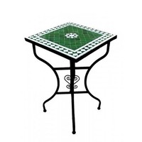 Mediterraner Mosaiktisch GrüN-Fleur 60 X 60 Cm