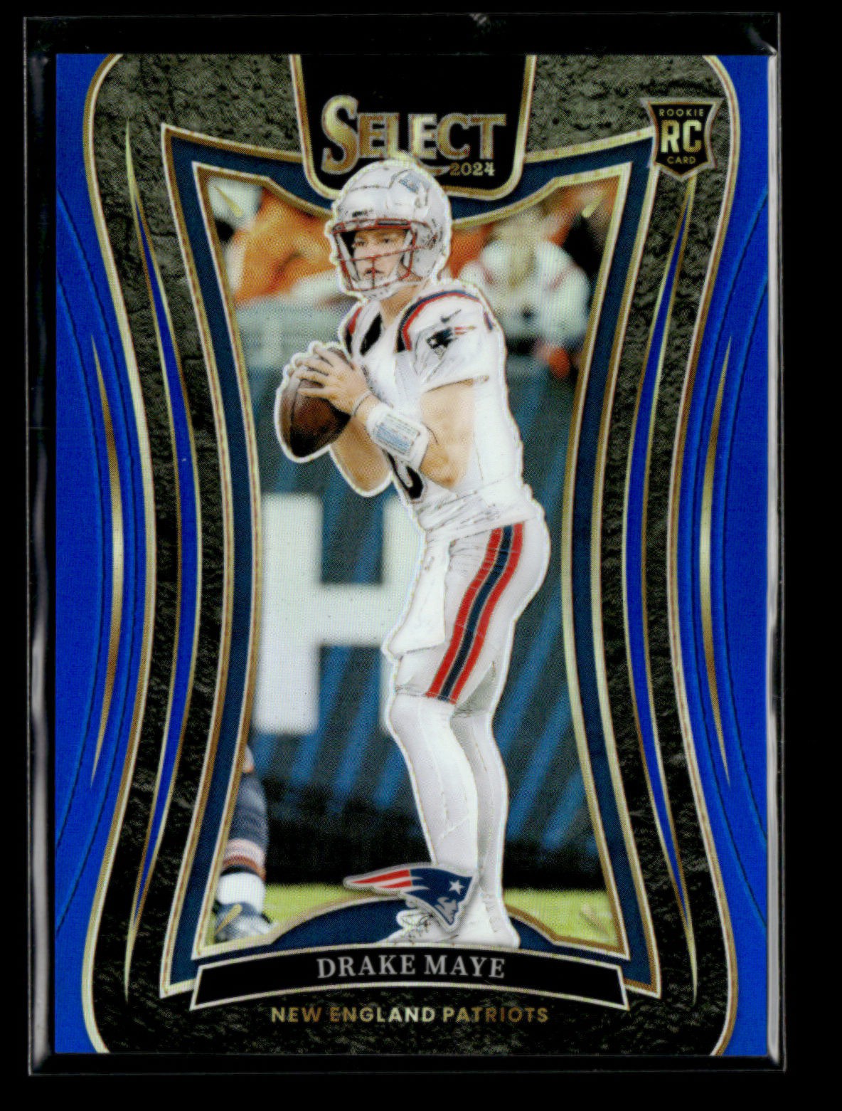 Drake Maye RC 2024 Panini Select Football Suite Level Blue Prizm 49/99 [lml22