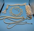 Lot 6 Vintage Pearl Necklaces Jewelry(see Description) — photo 1