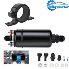 Universal External Inline Electric High Pressure Fuel Pump E85 0580254044 Black