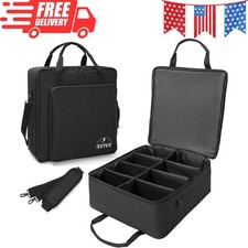 8 Par Spotlight Bag Stage Lighting Storage Bag 5/16'' Padded 8 Par Lights Bag