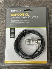 TARGUS DEFCON LAPTOP COMBINATION CABLE LOCK 6.5 FT