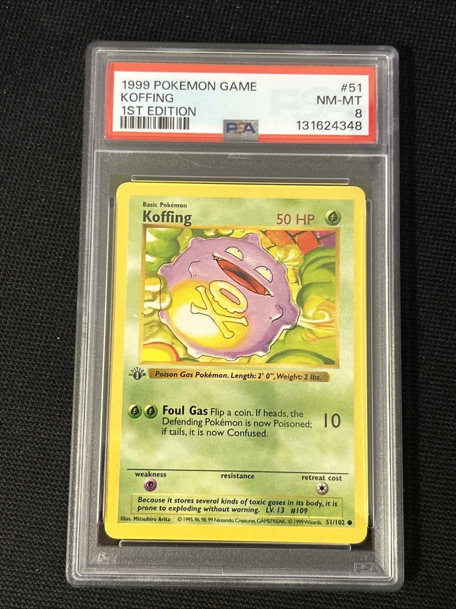 koffing pokemon card value Koffing 051/102 Base Set (Shadowless) Regular for sale online