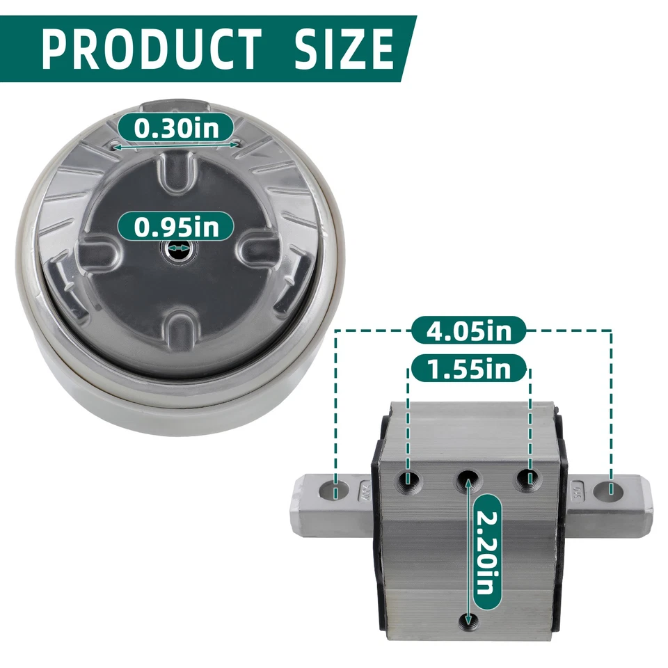 Hydraulic Engine Motor & Trans Mount for Mercedes-Benz E320 E430 E500 E55 E550  - Imagem 2 de 4