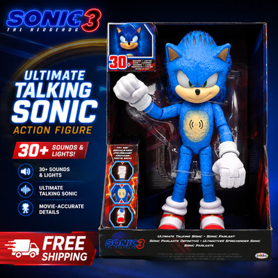 Sonic the Hedgehog 3 30th Anniversary Sonic Action Figure Jakks Pacific NIB!!