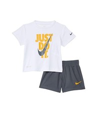 Nike L88910 Infant Boy Just Do It Graphic T-Shirt Shorts 2-Piece Set size 24M