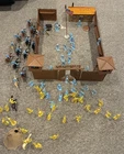 Vintage 1950's Marx Fort Apache Playset
