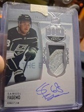 2022-23 UPPER DECK THE CUP #104 SAMUEL FAGEMO ROOKIE PATCH AUTO RC /249