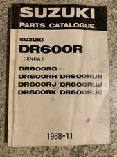 Parts Catalogue Catalogo Ricambi Suzuki DR 600 R