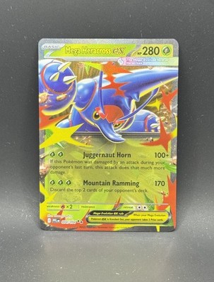 2025 Pokemon Phantasmal Flames Mega Heracross ex Double Rare #004