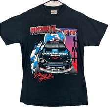 Dale Earnhardt  Vintage T-shirt S/S NASCAR Racing 1996 Black Men’s L Made USA