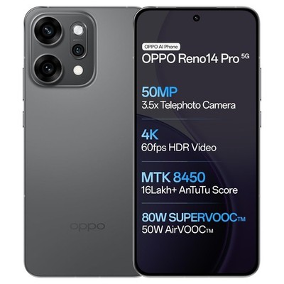 OPPO Reno14Pro 5G 12GB RAM 512GB SPEICHER - NFC-MTK Dimensity 8450...