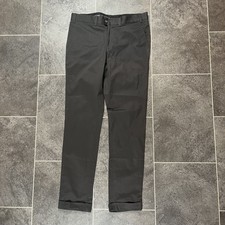 Amit Arora Smart Chino Trousers Bottoms Pants Men’s Formal Casual Grey - 33”