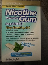 GoodSense Polacrilex Gum 2mg Arctic mint Flavor